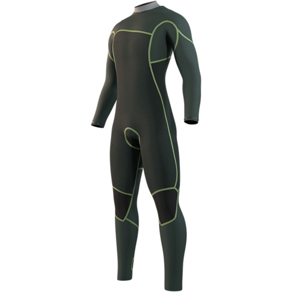 2026 Mystic Mens Evolve Natural Foam 3/2mm Chest Zip Wetsuit 35000.250002 - Black